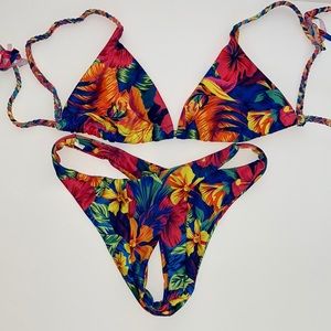 Hot tropical bikini